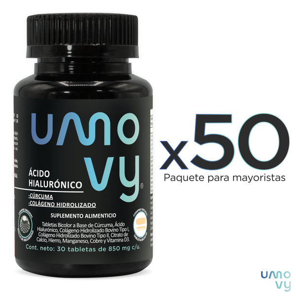 50 Frascos Ácido Hialurónico Umovy®